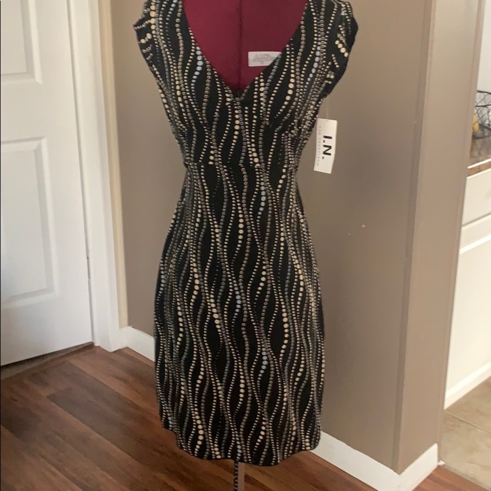 NWT- I.N San Francisco print dress